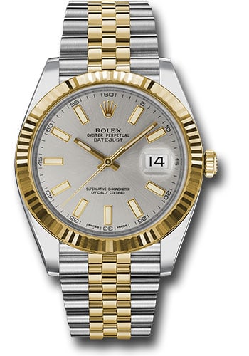 Rolex Datejust 41 Silver Index Dial Jubilee Bracelet Ref 126333 Green Card 2024 (1 of 7)