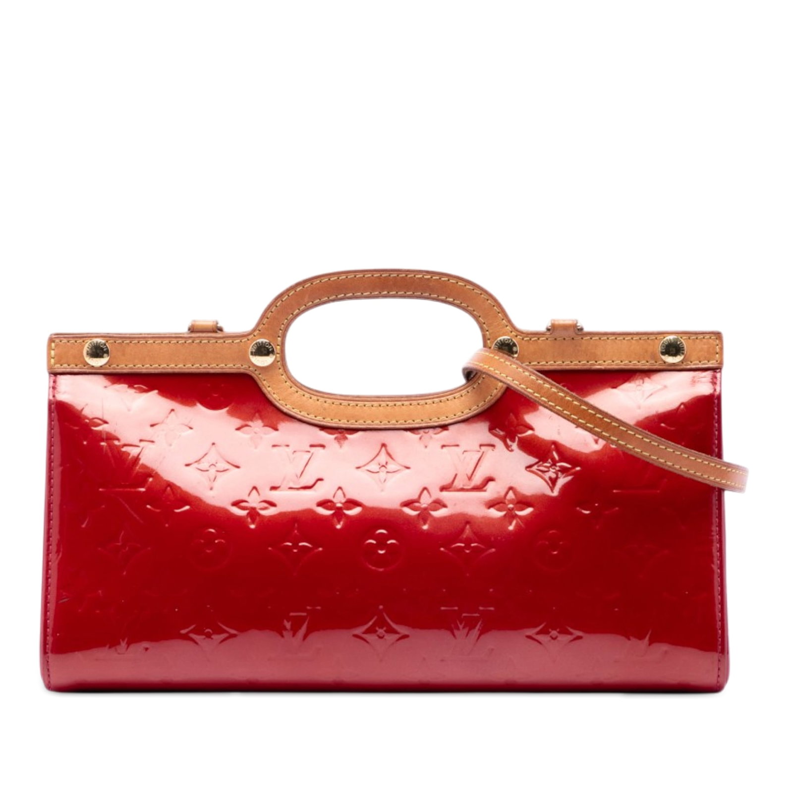 Louis Vuitton Roxbury Drive Monogram Vernis Leather Shoulder Bag: Louis Vuitton Roxbury Drive Monogram Vernis Leather Shoulder Bag Louis Vuitton Monogram Vernis Roxbury Drive bag crafted in monogram vernis leather with vachetta leather trim. It features a detachable