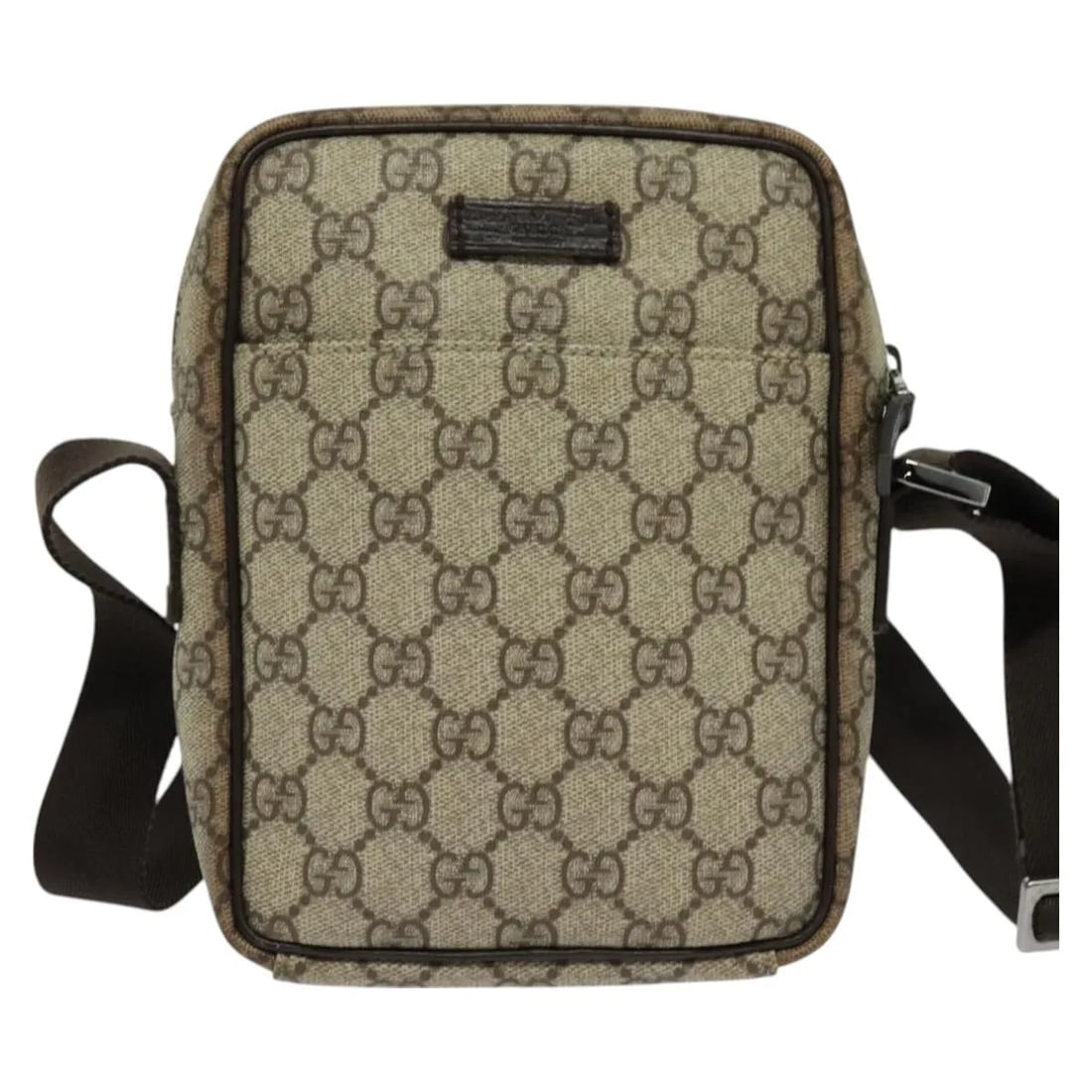 Gucci GG Supreme beige canvas shoulder bag (1 of 18)