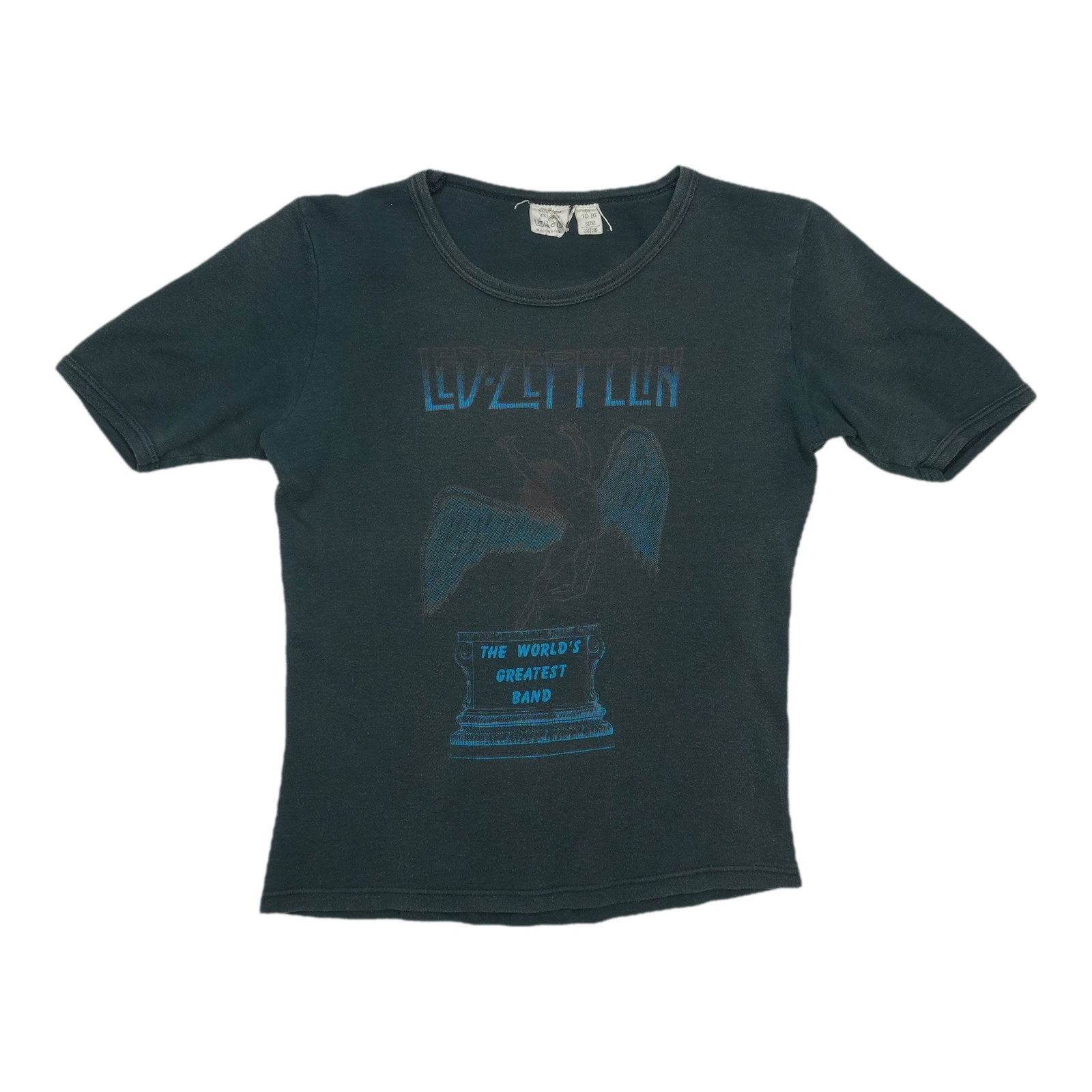 Vintage 1980 Led Zeppelin black cotton tour shirt (1 of 5)