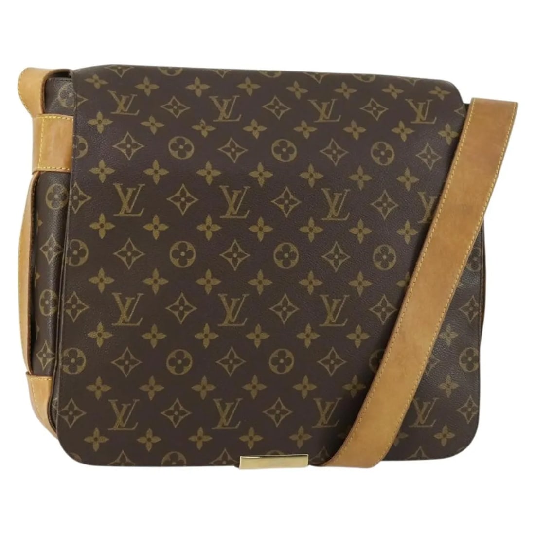 Abbesses Shoulder Messenger in Monogram Canvas by Louis Vuitton: Abbesses Shoulder Messenger in Monogram Canvas by Louis Vuitton The Louis Vuitton Abbesses Messenger Bag features the signature Monogram canvas in brown. Designed for women, this messenger bag offers 