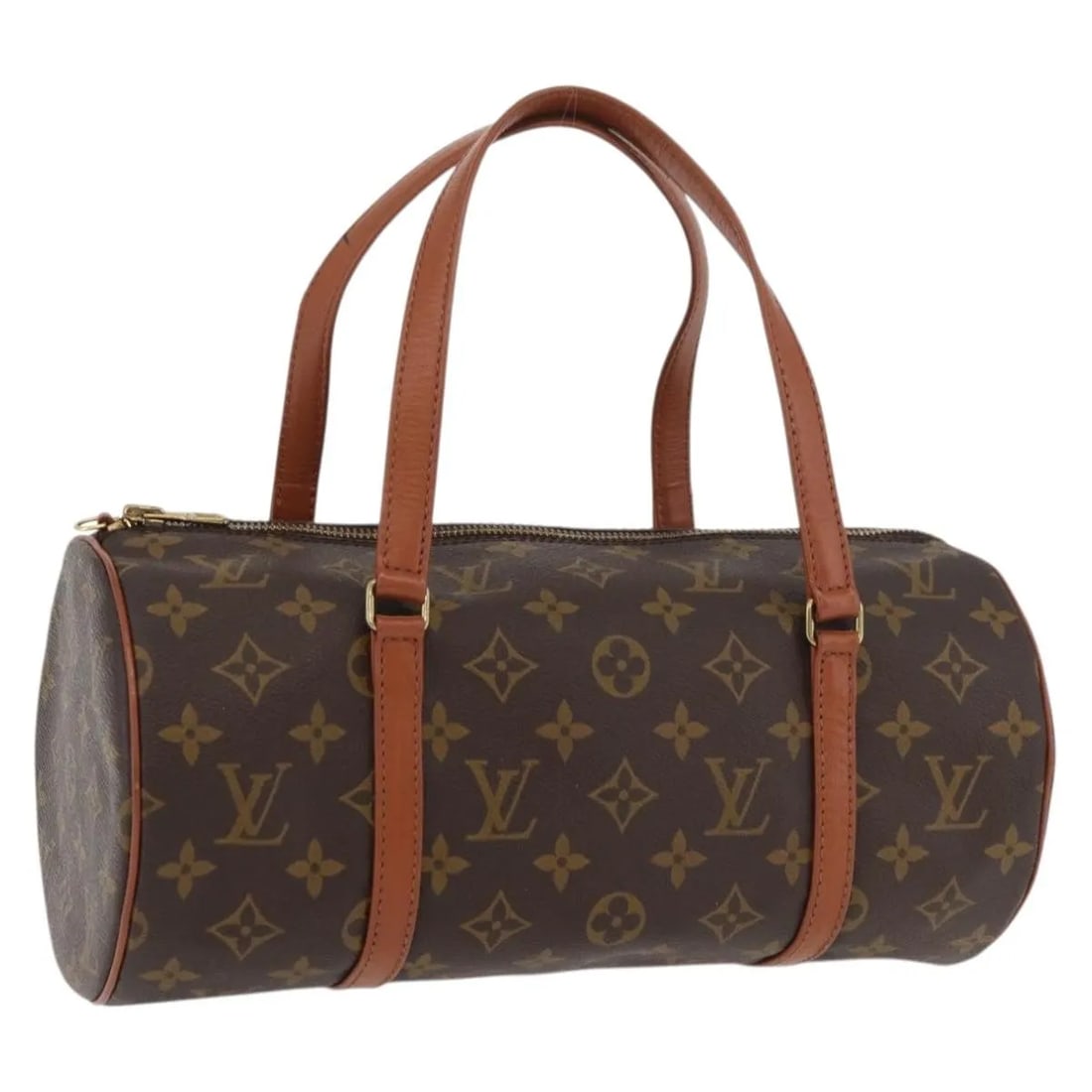 Louis Vuitton Papillon Brown Monogram Canvas Handbag: Louis Vuitton Papillon Brown Monogram Canvas Handbag This Louis Vuitton Papillon handbag features the signature monogram canvas in brown, designed for women. Crafted in France, it offers a classic cyl