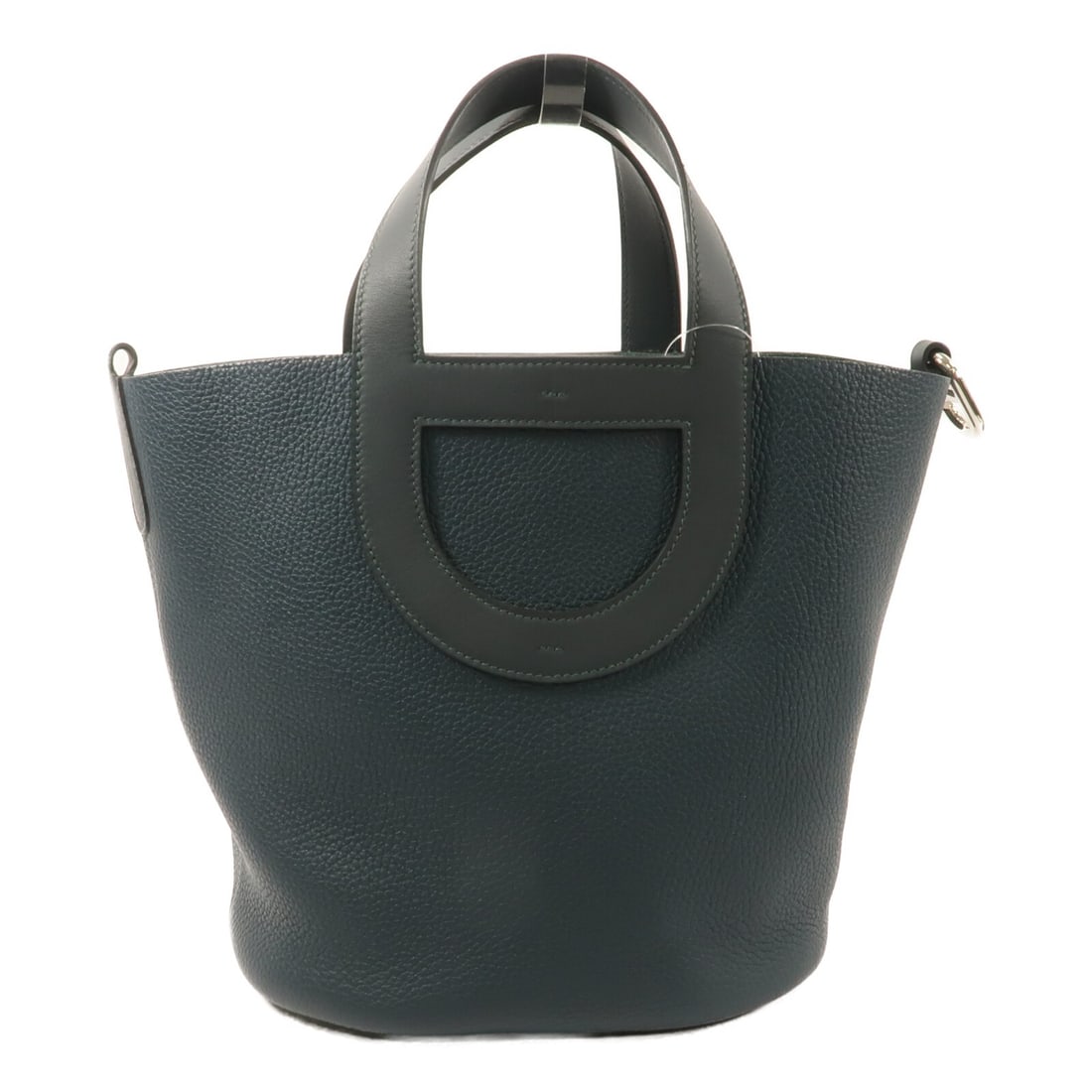 Hermes In The Loop 23 Taurillon Clemence Navy Handbag PHW (1 of 14)