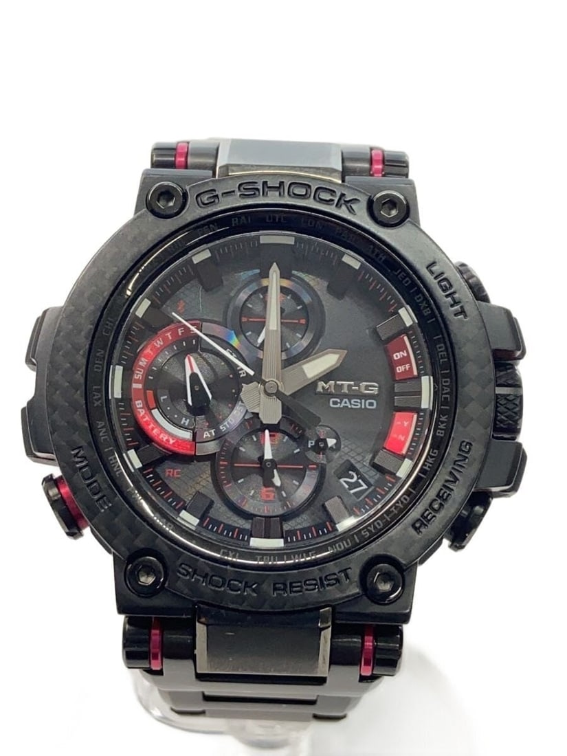 Casio G Shock MTG-B1000XBD-1AJF Red Men's Wristwatch: Casio G Shock MTG-B1000XBD-1AJF Red Men's Wristwatch This CASIO G-SHOCK MTG-B1000XBD-1AJF is a men's wristwatch featuring a bold red colorway. Manufactured in Japan, this pre-owned watch is graded as 