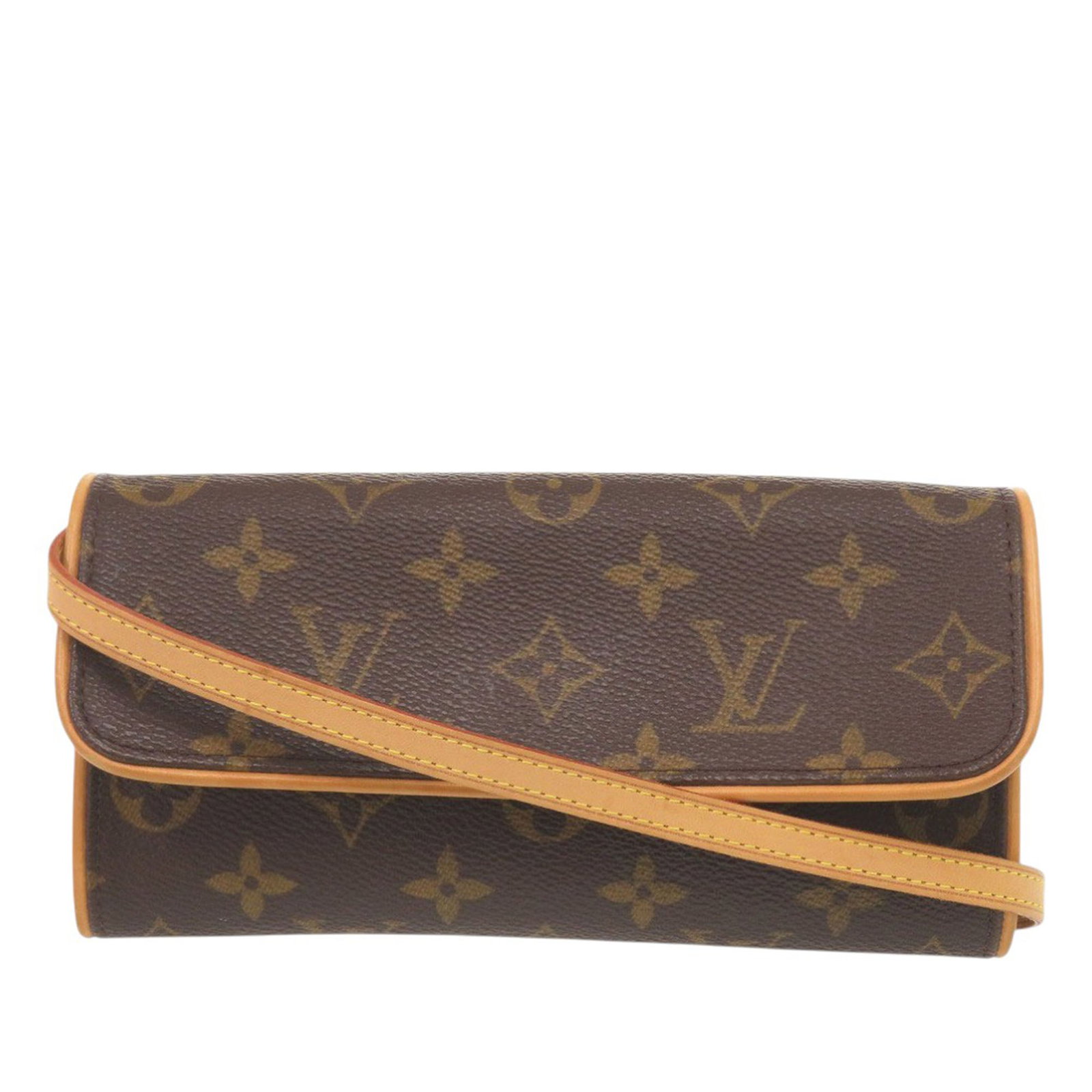 Louis Vuitton Pochette Twin PM Monogram Canvas Shoulder Bag (1 of 9)