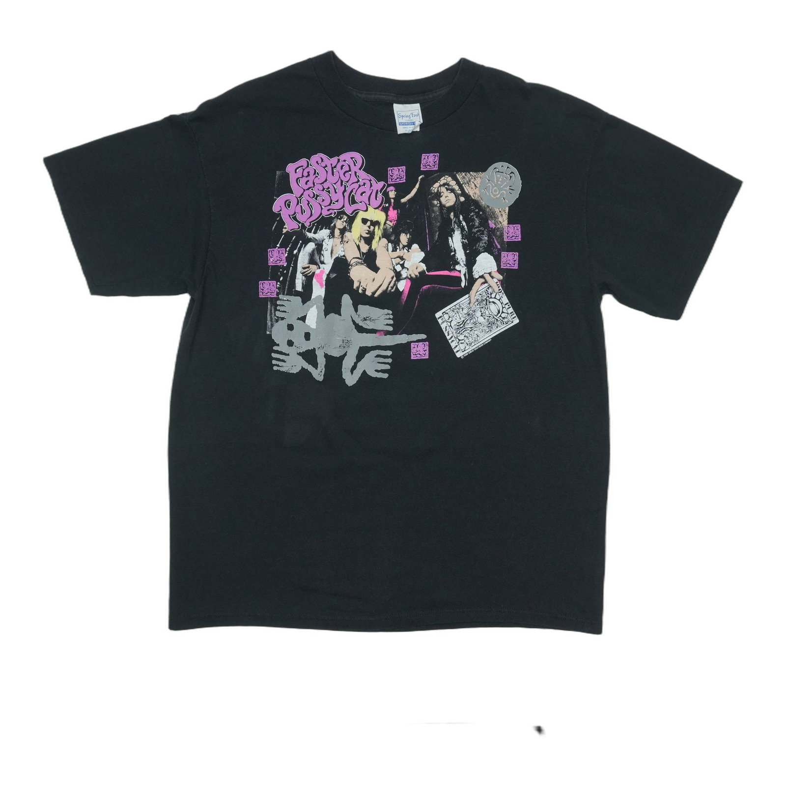 Vintage 1990 Faster Pussycat black cotton concert tee XL (1 of 6)