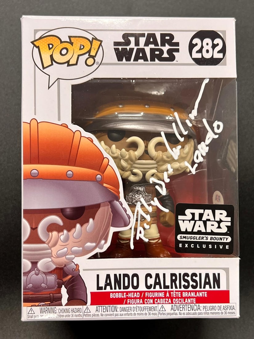 Billy Dee Williams Signed Lando Calrissian Funko Pop PSA/DNA Star Wars Collectible: Billy Dee Williams Signed Lando Calrissian Funko Pop PSA/DNA Star Wars Collectible This Funko Pop features a signature from Billy Dee Williams, the iconic actor known for portraying Lando Calrissian i