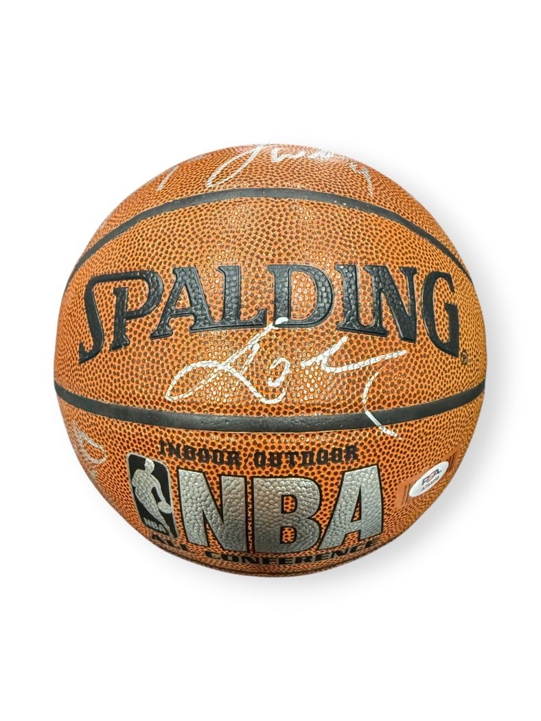 Los Angeles Lakers 2009 10 autographed basketball JSA Kobe Bryant and teammates (1 of 6)