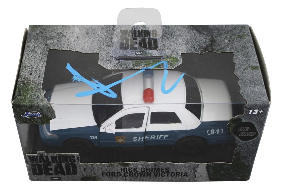 Andrew Lincoln Autographed Walking Dead 1:32 Crown Victoria Diecast Car JSA Authenticated (1 of 7)