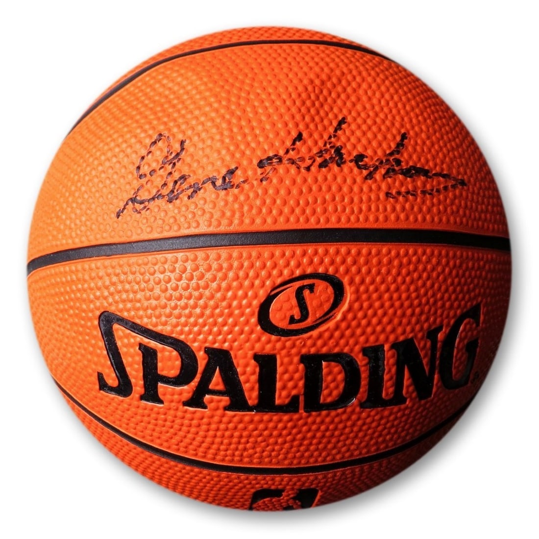 PSA DNA authenticated Gene Hackman signed Hoosiers mini basketball (1 of 3)