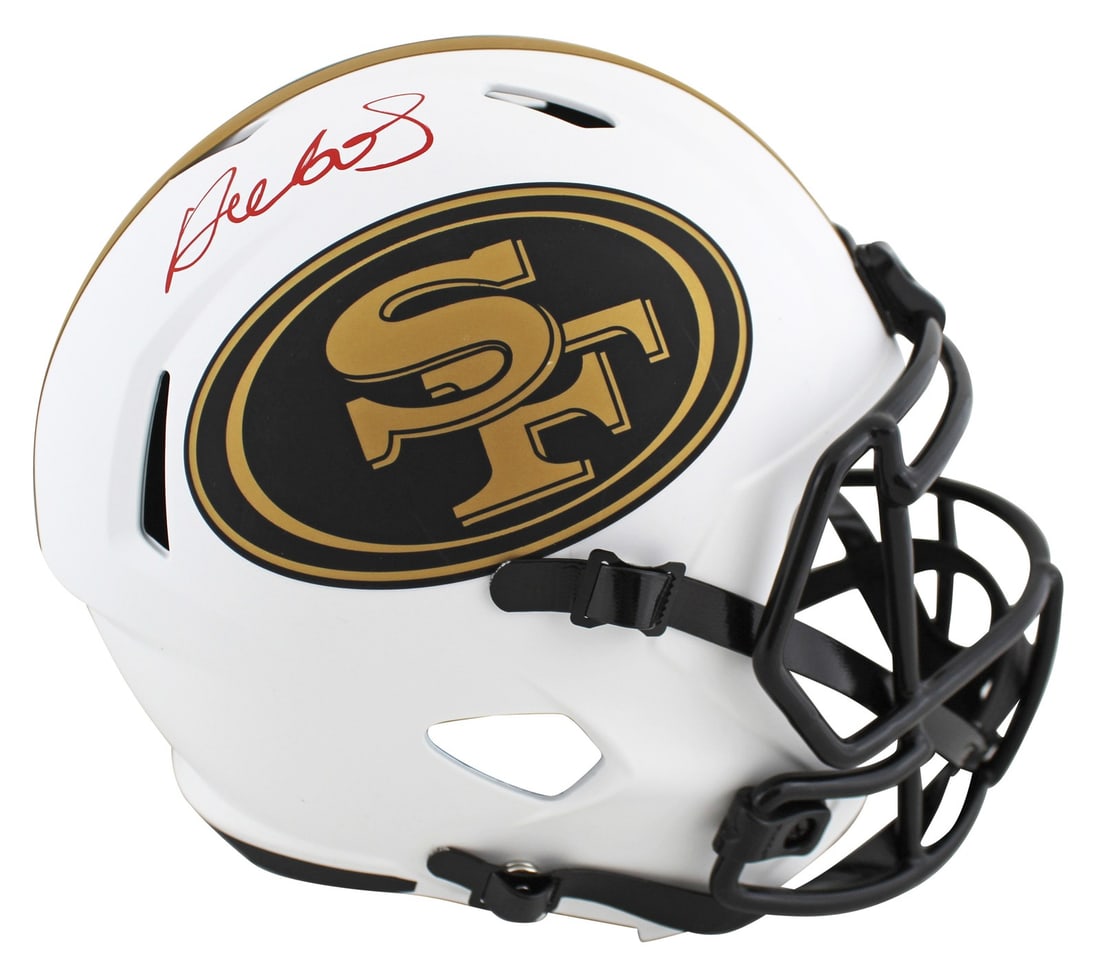 Deebo Samuel signed 49ers Lunar full size speed replica helmet JSA (1 of 3)
