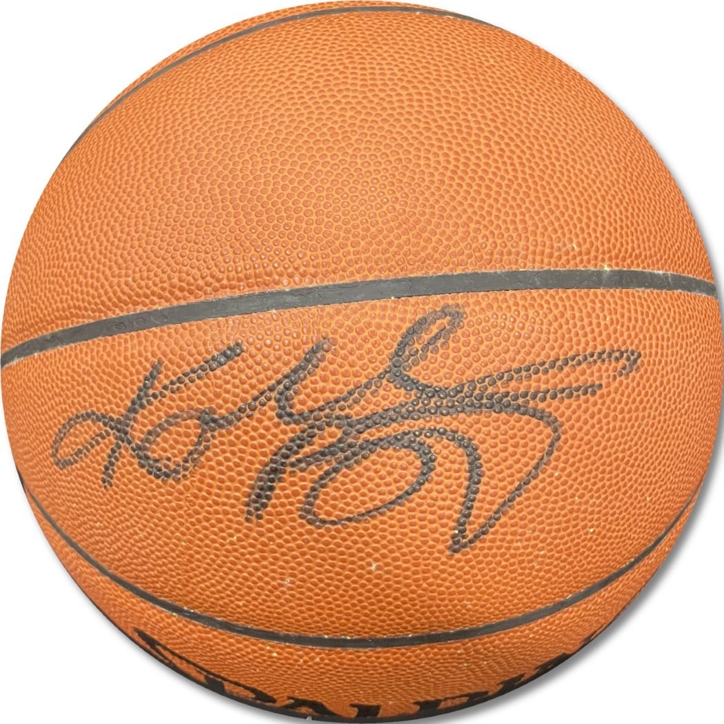 Kobe Bryant Autographed Official Game Basketball Lakers JSA Authenticated: Kobe Bryant Autographed Official Game Basketball Lakers JSA Authenticated This official game basketball, signed by the legendary Kobe Bryant, is a must-have for any Los Angeles Lakers fan. The ball is