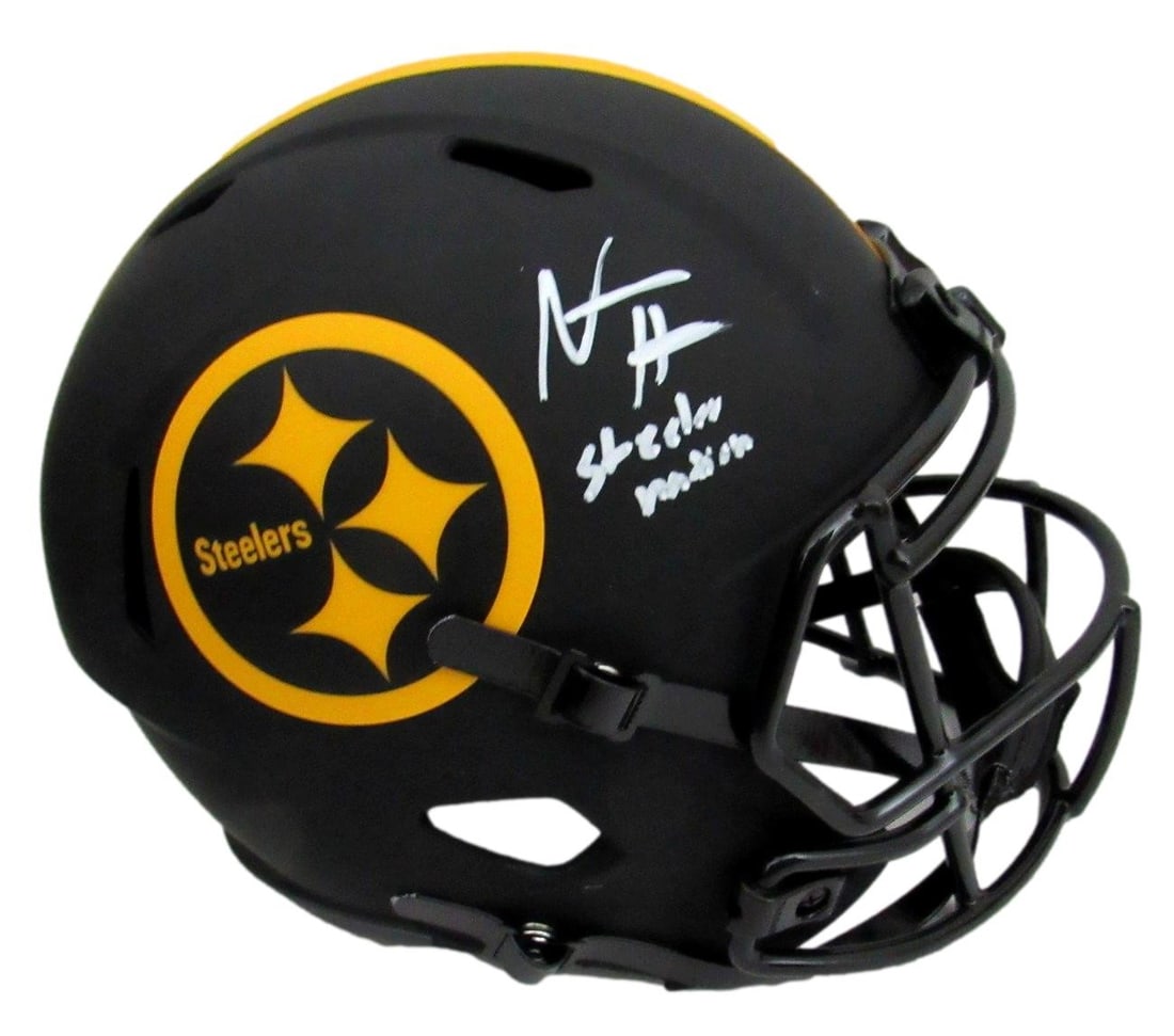 Pittsburgh Steelers Eclipse Replica Helmet Signed by Najee Harris Fanatics Authenticated (1 of 6)