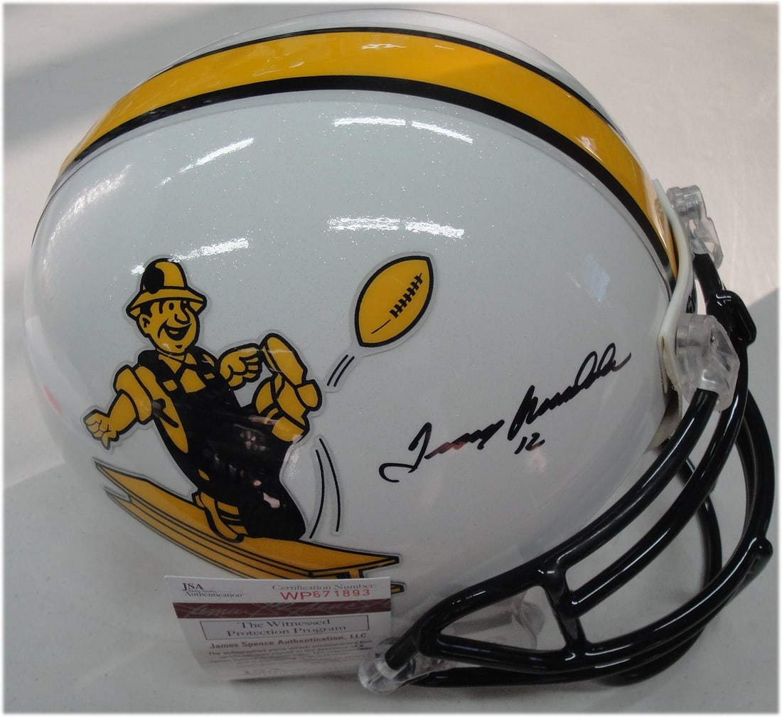 Terry Bradshaw autographed Steelers helmet JSA authenticated (1 of 7)