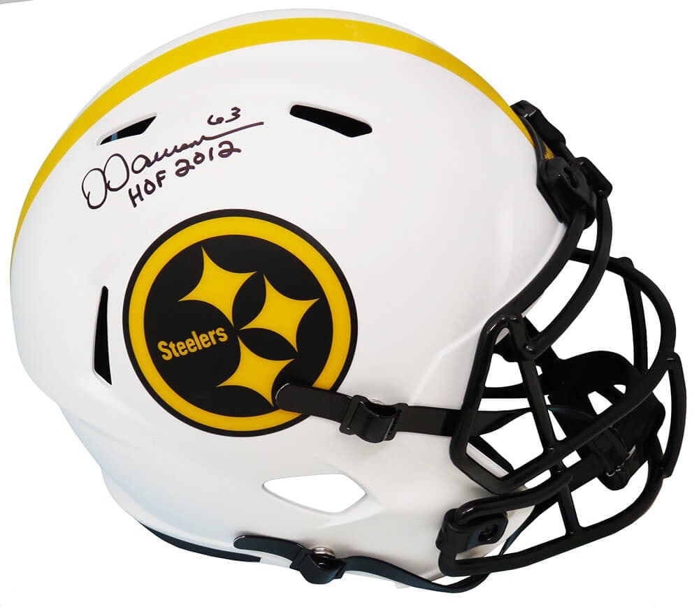 Dermontti Dawson Steelers Lunar Eclipse Riddell replica helmet HOF 2012 COA (1 of 1)