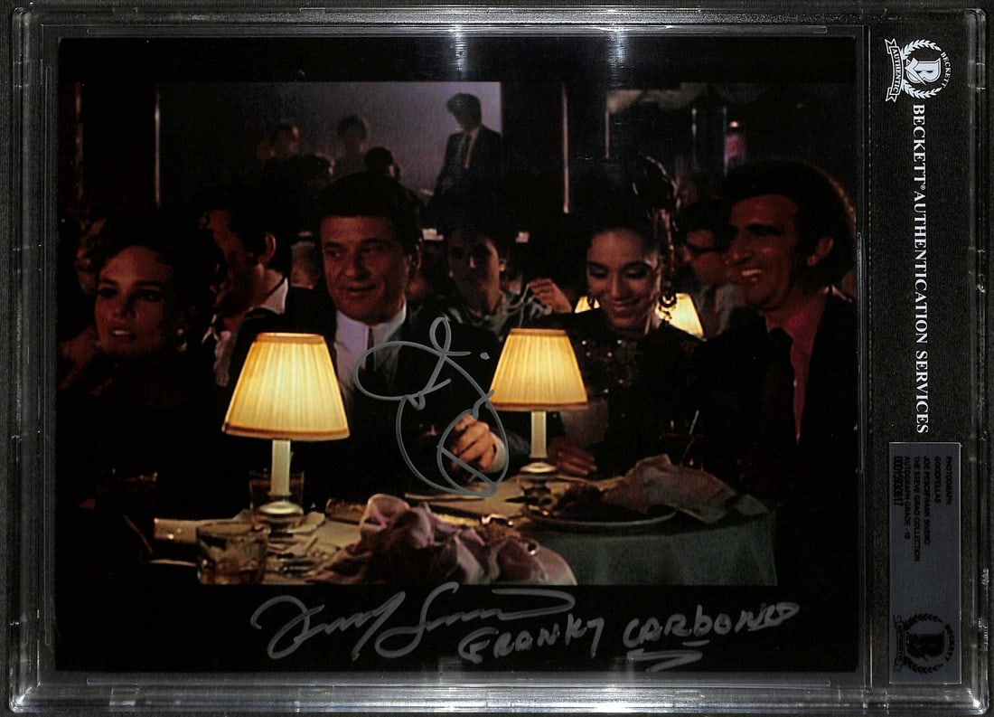 Beckett authenticated 8x10 Goodfellas photo signed by Joe Pesci Frank Sivero (1 of 1)