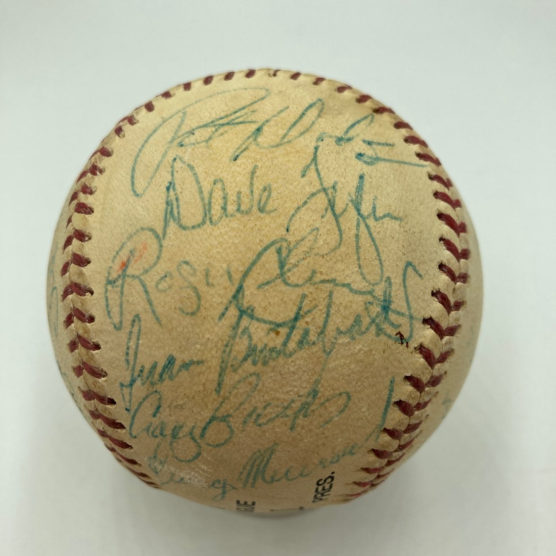 1983 New Britain Red Sox Team Signed Baseball With Roger Clemens JSA Authenticated (1 of 10)