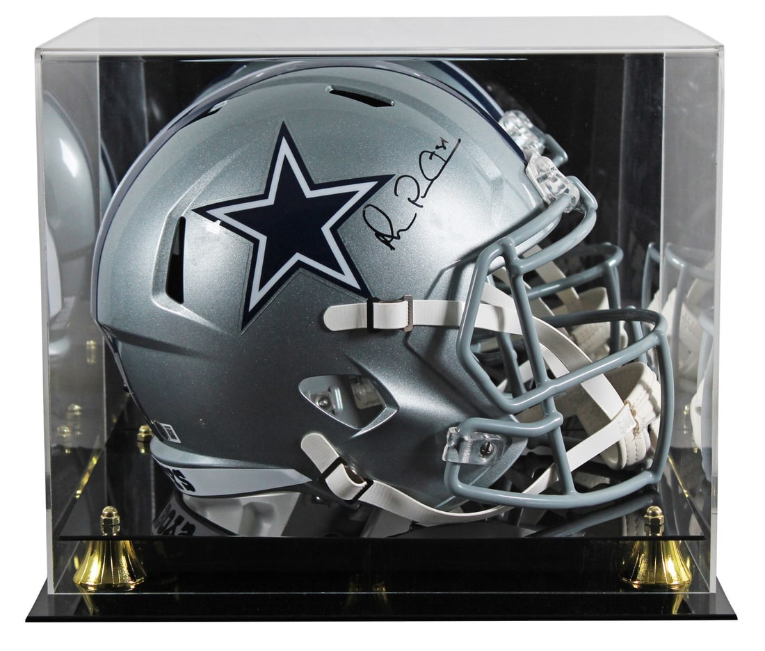 Michael Irvin Signed Dallas Cowboys Silver Helmet with Beckett Authentication (1 of 4)