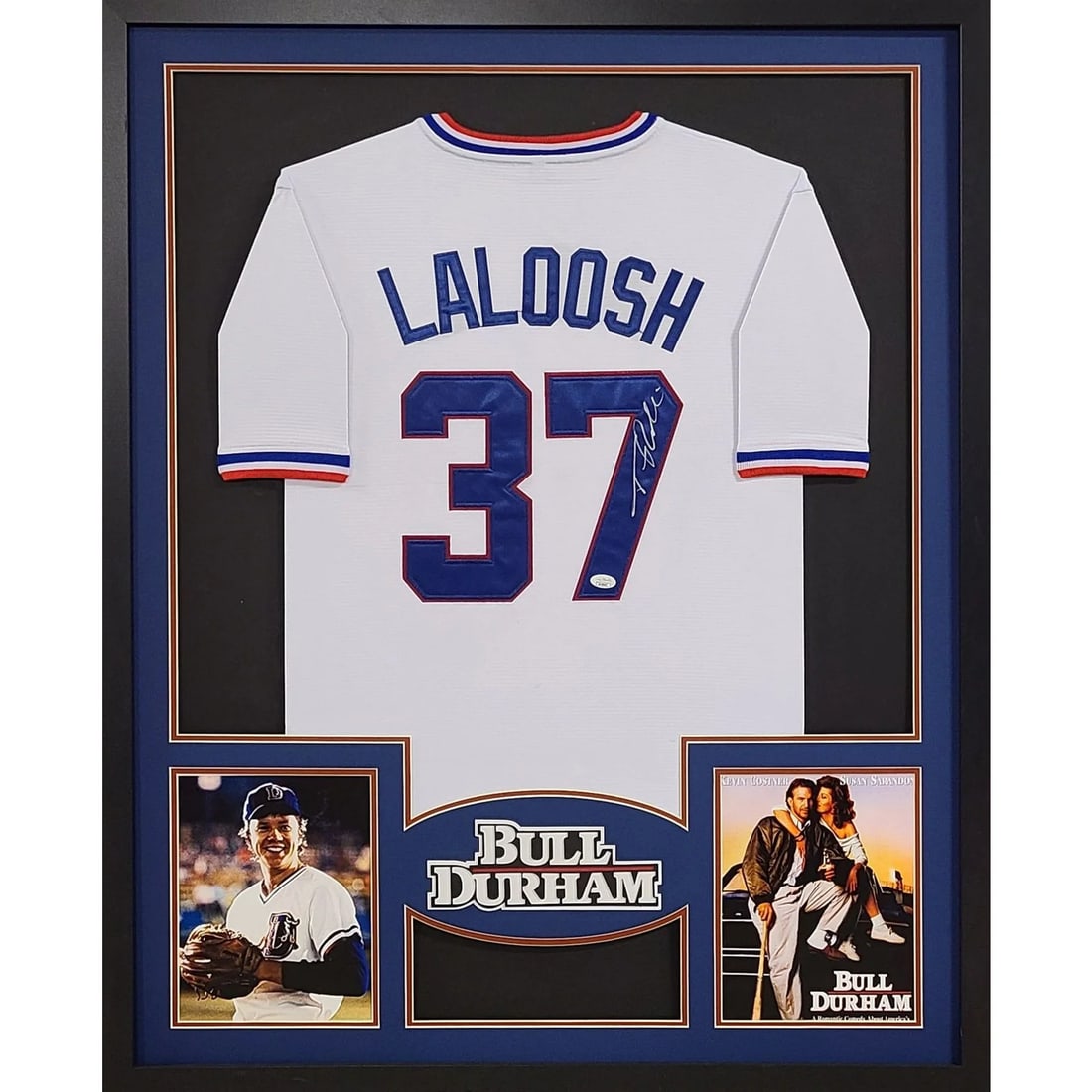 Tim Robbins Signed Bull Durham Framed Jersey JSA Certified (1 of 3)