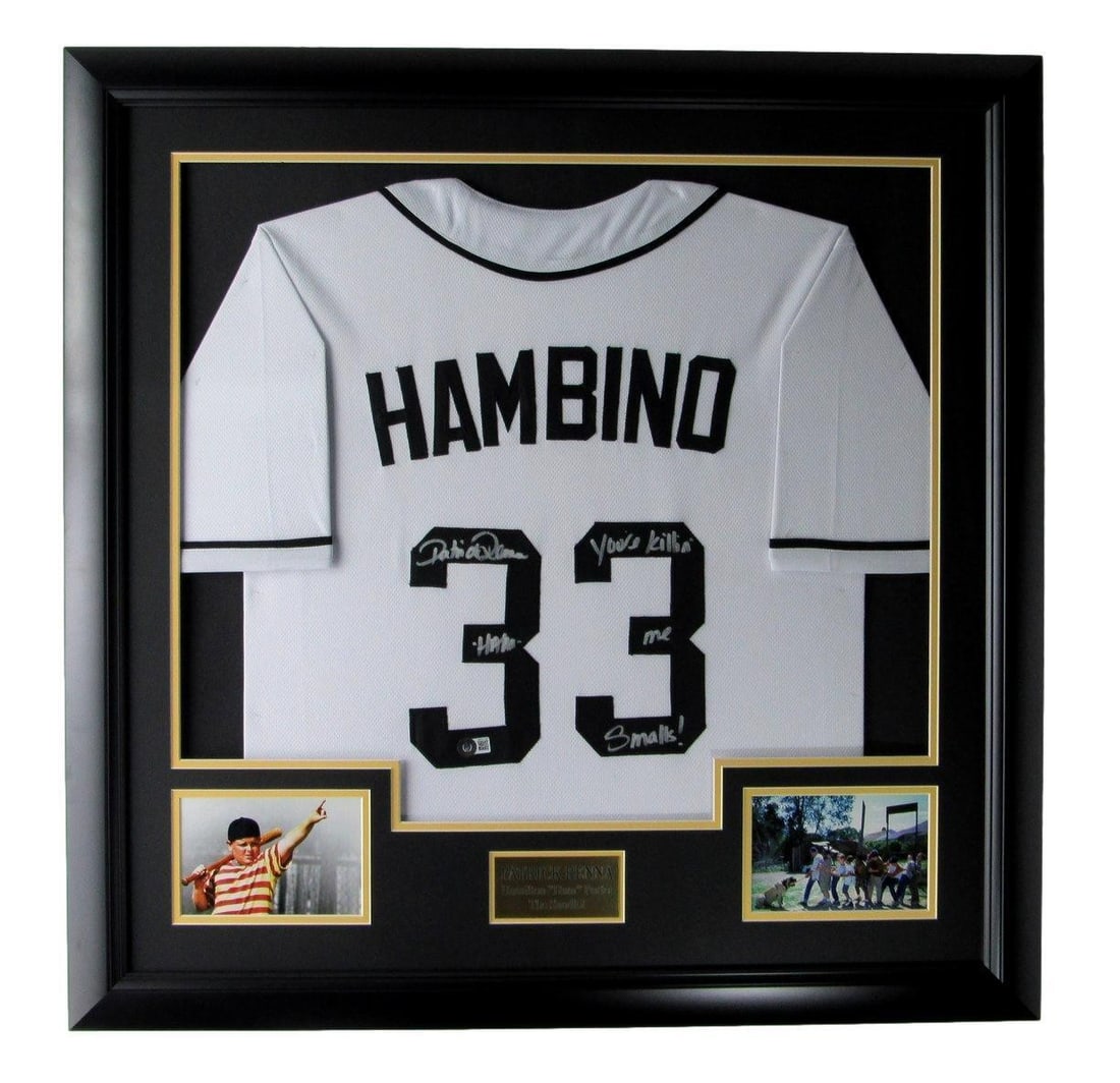 Framed Jersey Signed by Patrick Renna with Killin Me Smalls Inscription Beckett Authenticated (1 of 6)