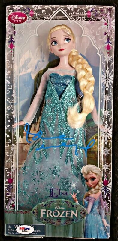 Elsa Frozen Classic Doll Signed by Idina Menzel PSA DNA Authenticated (1 of 2)