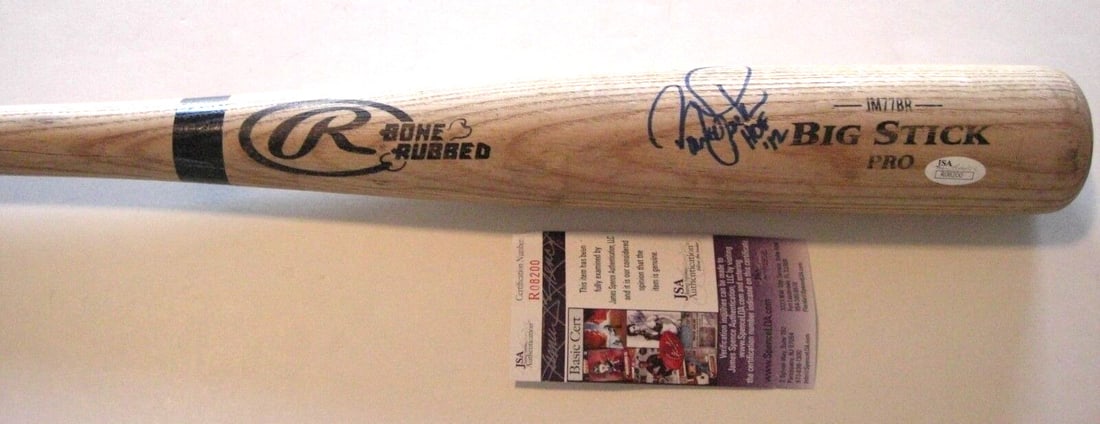 Game Used Bat Signed by Barry Larkin with JSA COA Cincinnati Reds HOF (1 of 1)