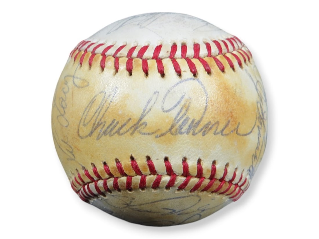 Autographed 1979 Baseball With Stargell Blyleven Signatures Pittsburgh Pirates (1 of 8)