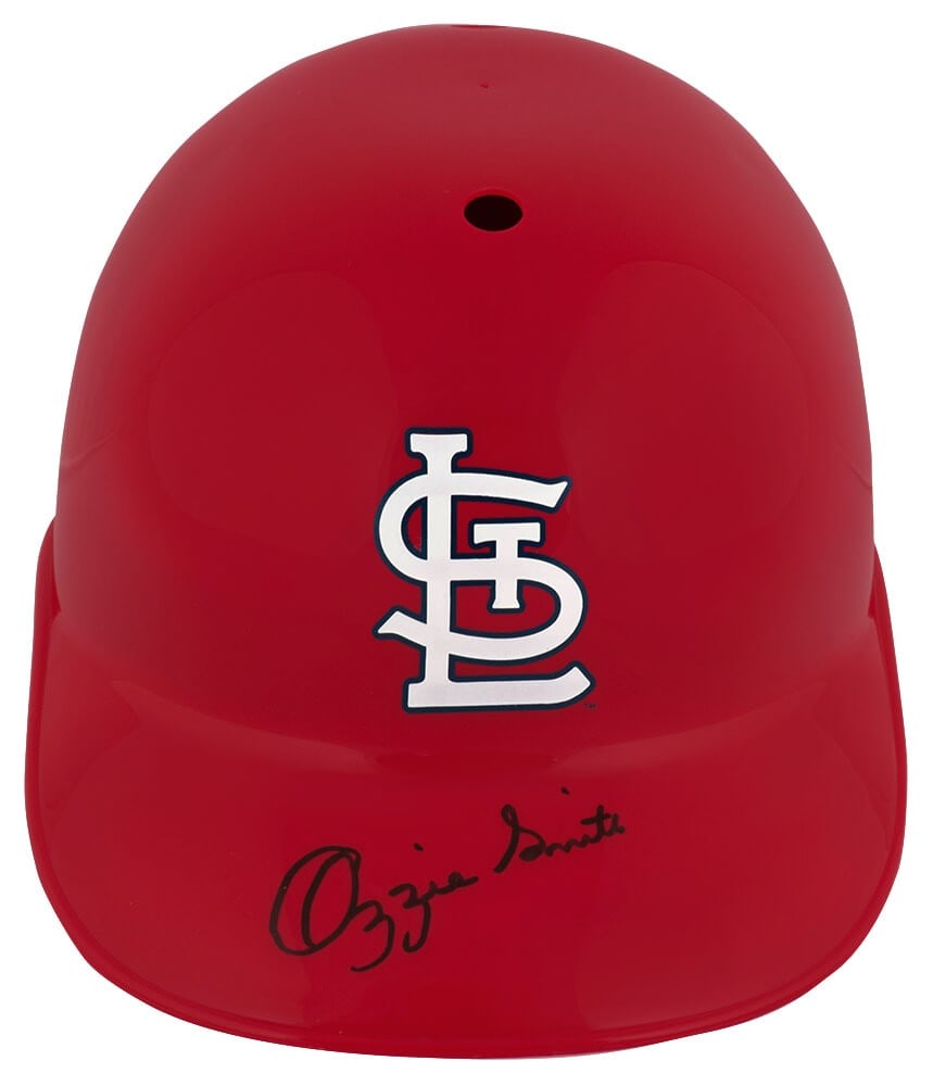 Ozzie Smith Signed St. Louis Cardinals Replica Baseball Helmet with COA (1 of 1)