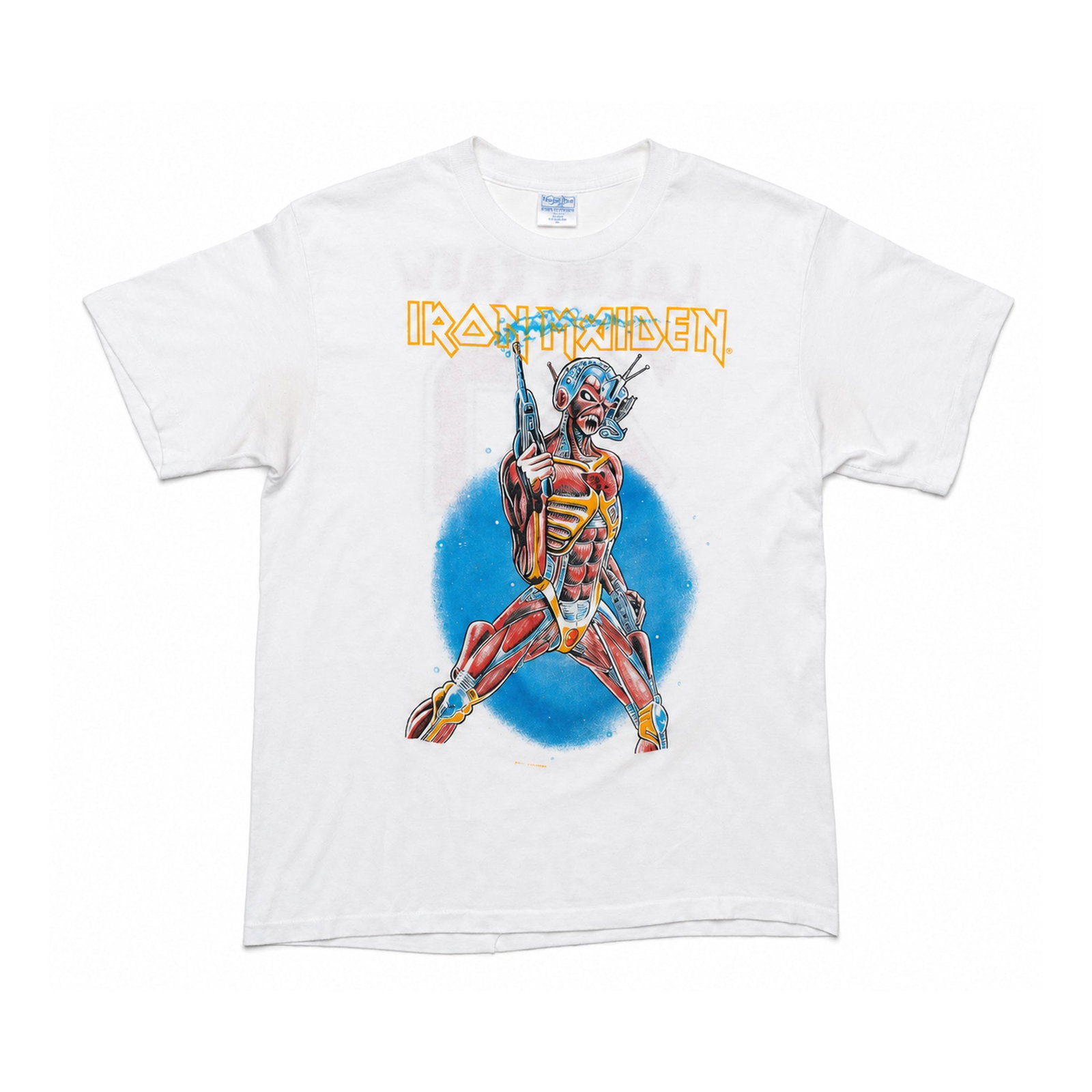1987 Iron Maiden tour tee Somewhere In Time white XL (1 of 7)