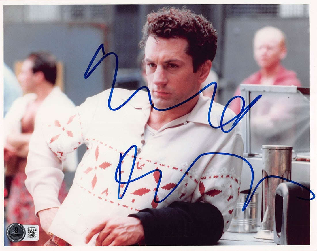 Robert DeNiro Signed Raging Bull 8x10 Photo Beckett Authenticated: Robert DeNiro Signed Raging Bull 8x10 Photo Beckett Authenticated This is an original 8x10 horizontal photograph from Raging Bull, personally signed by Robert DeNiro. The autograph has been authentica