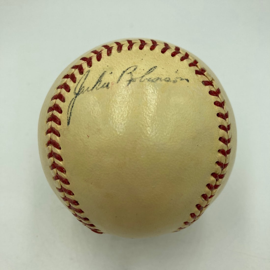 Jackie Robinson autographed 1940s National League Frick baseball JSA COA (1 of 6)