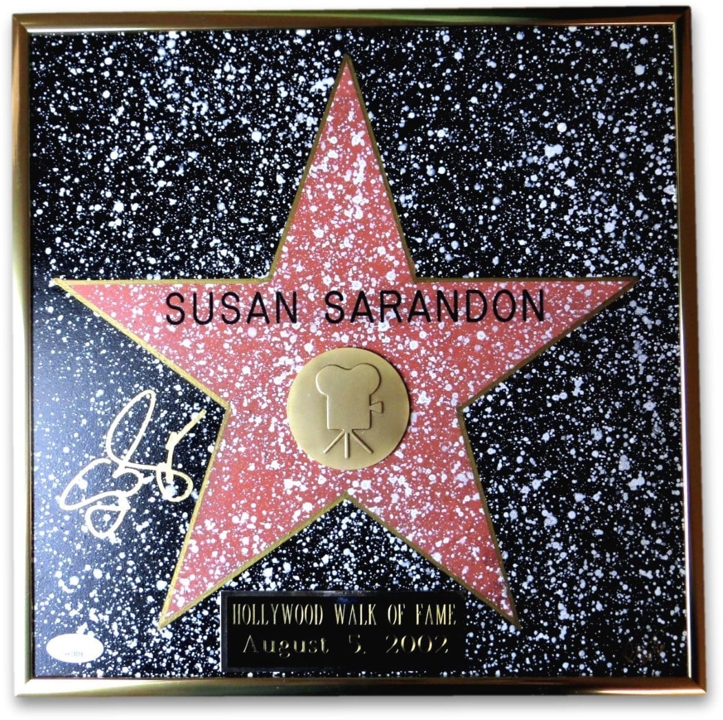 Framed Hollywood Star Signed by Susan Sarandon JSA (1 of 5)