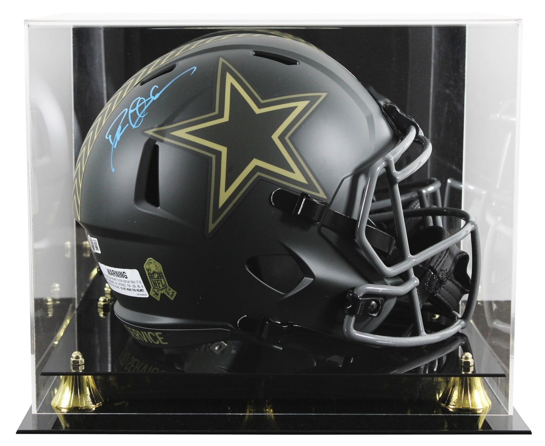 Deion Sanders Autographed Dallas Cowboys STS IV Replica Helmet With Display Case BAS: Deion Sanders Autographed Dallas Cowboys STS IV Replica Helmet With Display Case BAS This Dallas Cowboys 2025 Salute To Service IV Riddell full size Speed Replica helmet has been personally signed by 