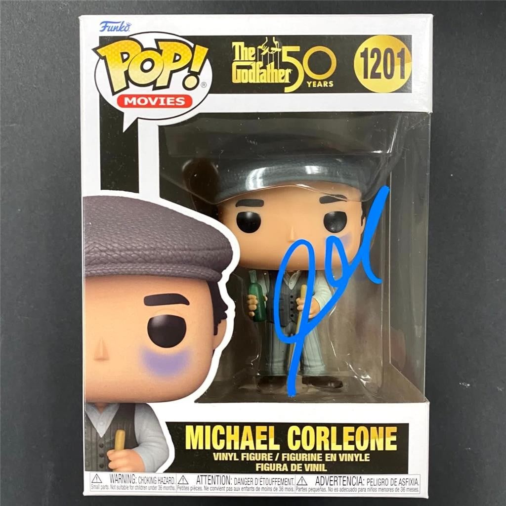 Michael Corleone Funko Pop 1201 autographed by Al Pacino Beckett authenticated (1 of 7)