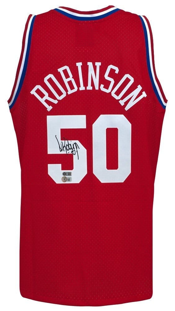 David Robinson Signed 1991 All Star Game Jersey Mitchell & Ness Beckett COA: David Robinson Signed 1991 All Star Game Jersey Mitchell & Ness Beckett COA Celebrate the legacy of David Robinson with this signed 1991 All Star Game basketball jersey. This red Mitchell and Ness aut
