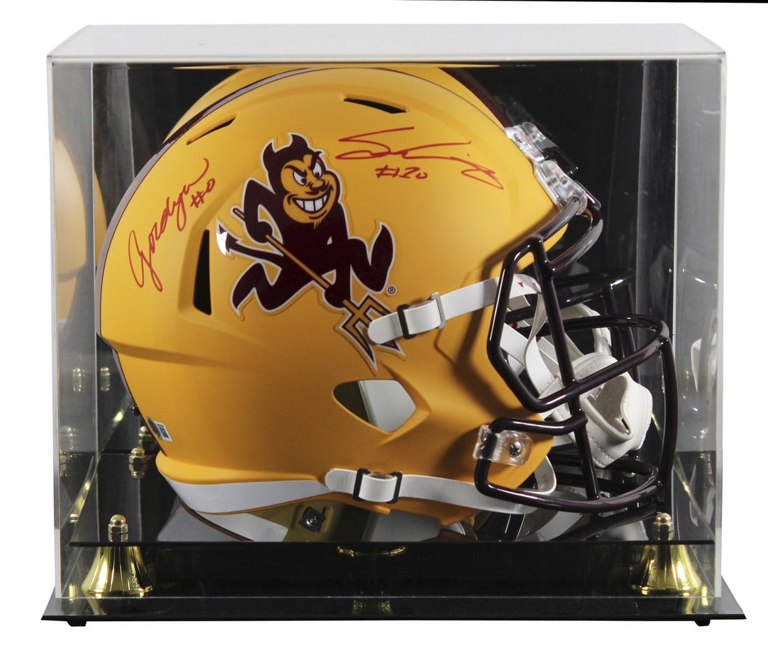 Arizona State Sun Devils Signed Sparky Helmet by Sam Leavitt & Jordyn Tyson BAS Authenticated (1 of 6)