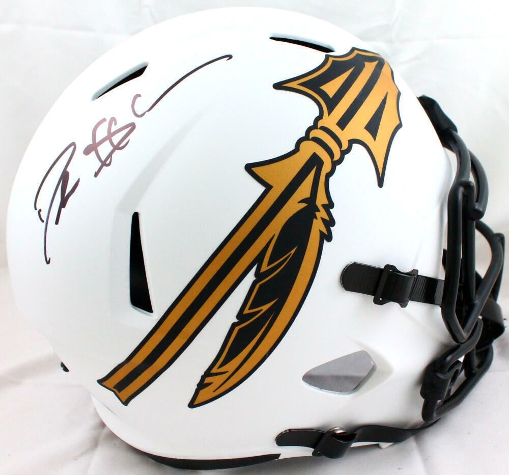 Florida State Seminoles Lunar Speed Full Size Helmet Signed by Deion Sanders Beckett (1 of 5)