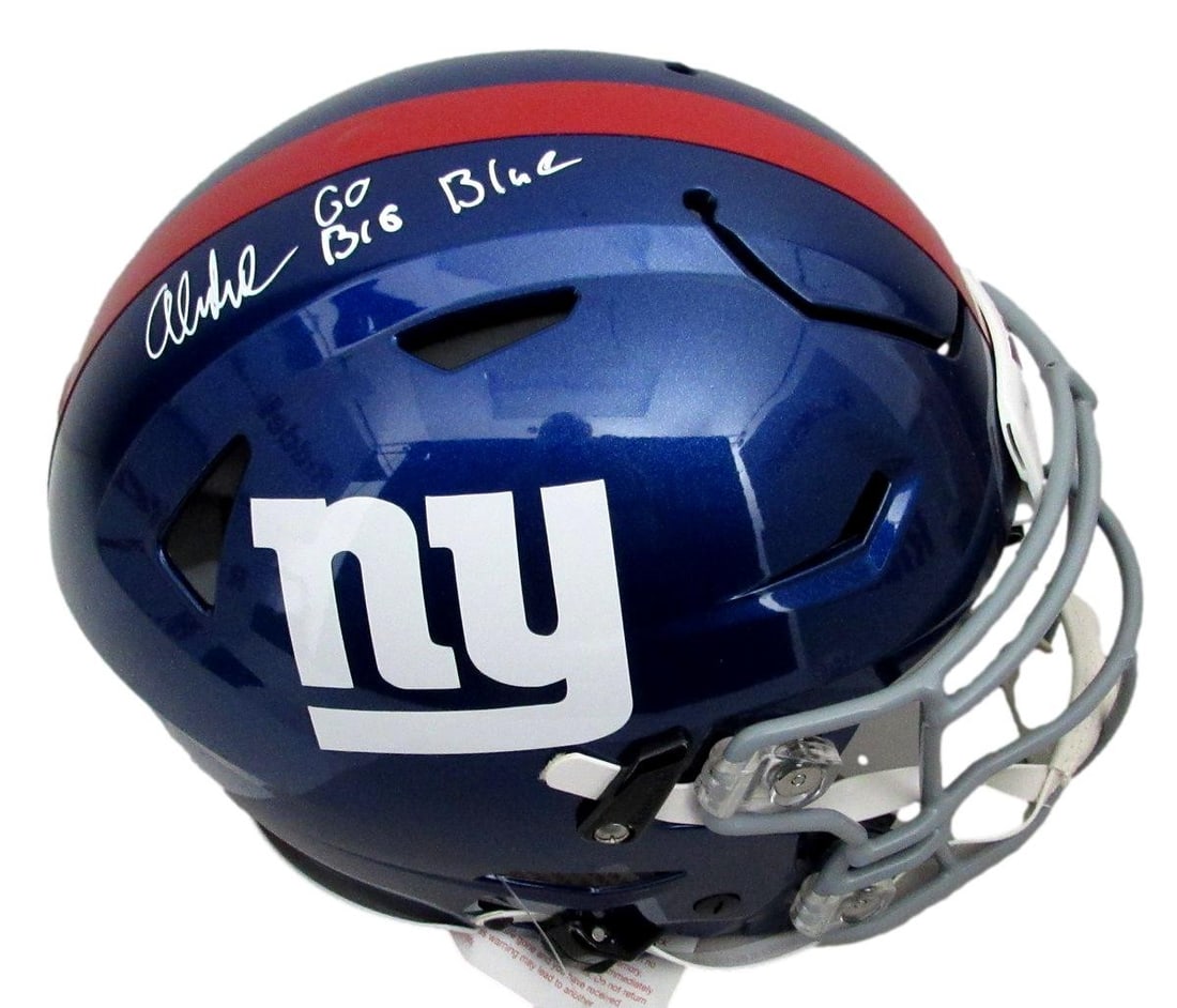 Full Size SpeedFlex Football Helmet Signed by Abdul Carter BAS Beckett: Full Size SpeedFlex Football Helmet Signed by Abdul Carter BAS Beckett This is an original full-size SpeedFlex helmet signed and inscribed by Abdul Carter. The helmet features authentication from BAS/