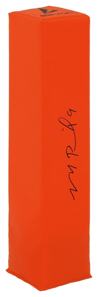 Michael Penix Jr. Signed Falcons BSN Orange Football Pylon with COA: Michael Penix Jr. Signed Falcons BSN Orange Football Pylon with COA Enhance your football memorabilia collection with this signed BSN orange endzone football pylon by Michael Penix Jr. This original p