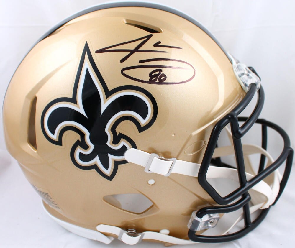 New Orleans Saints Speed Authentic Helmet Jarvis Landry Autographed BAS Holo (1 of 5)