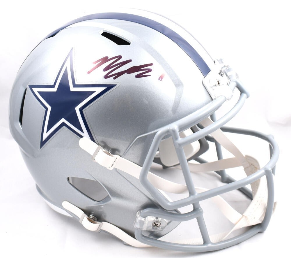 Micah Parsons Signed Cowboys Full Size Speed Helmet Fanatics: Micah Parsons Signed Cowboys Full Size Speed Helmet Fanatics This Dallas Cowboys full-size Speed helmet features the autograph of Micah Parsons. The helmet is an original item, authenticated by Fanati
