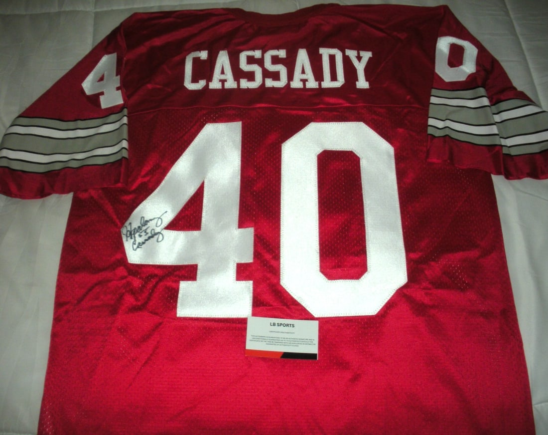 Signed Ohio State Buckeyes Nike Football Jersey COA (1 of 3)