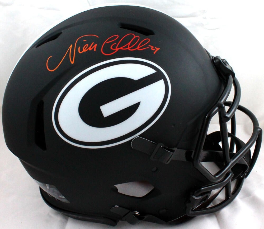 Nick Chubb Georgia Bulldogs signed full size Eclipse Speed helmet Beckett (1 of 5)
