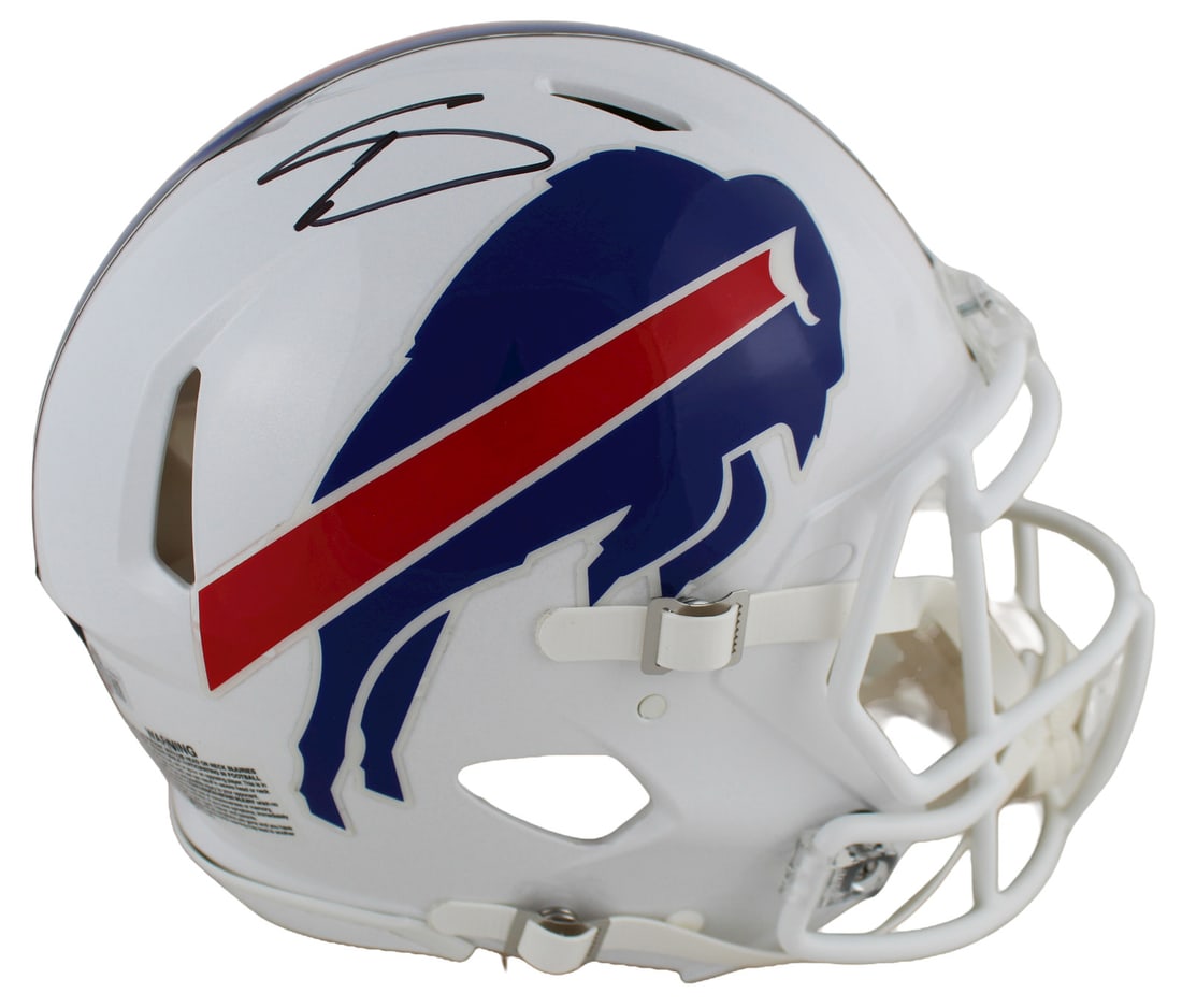 Stefon Diggs Signed Authentic Full Size Bills Helmet BAS Witnessed: Stefon Diggs Signed Authentic Full Size Bills Helmet BAS Witnessed This authentic full-size Speed Proline helmet has been personally signed by Stefon Diggs of the Buffalo Bills, making it a must-have 