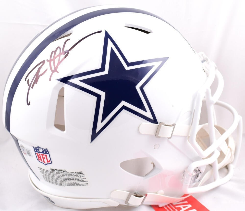 Dallas Cowboys Full Size Alt 22 Speed Helmet Signed by Deion Sanders Beckett: Dallas Cowboys Full Size Alt 22 Speed Helmet Signed by Deion Sanders Beckett This is an authentic Dallas Cowboys full-size ALT 22 Speed helmet signed by Deion Sanders. The autograph has been authentic