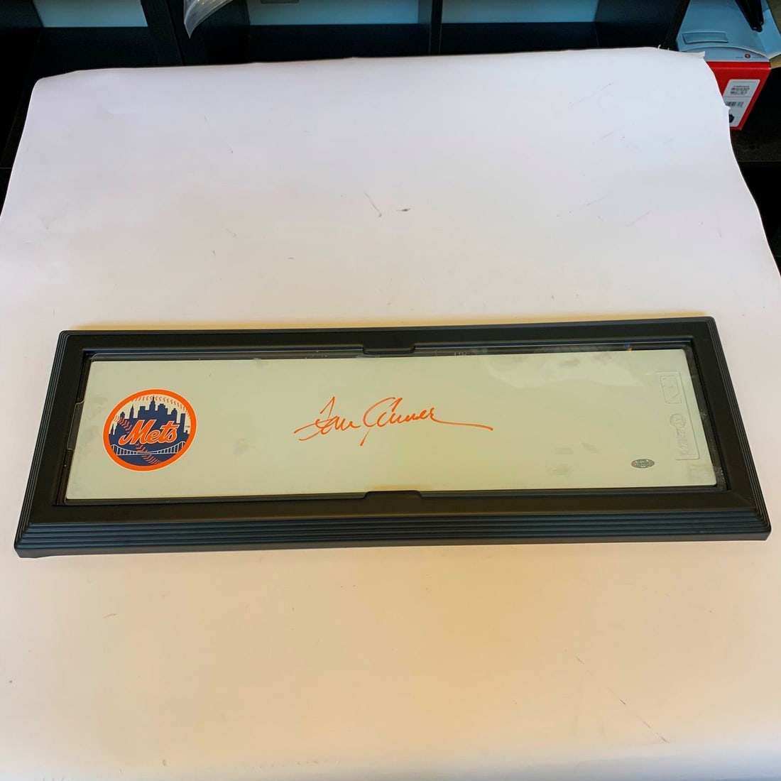 Tom Seaver Signed Full Size Pitching Rubber with Steiner COA: Tom Seaver Signed Full Size Pitching Rubber with Steiner COA Celebrate the legacy of baseball with this stunning full-size pitching rubber signed by Hall of Famer Tom Seaver. This authentic piece feat