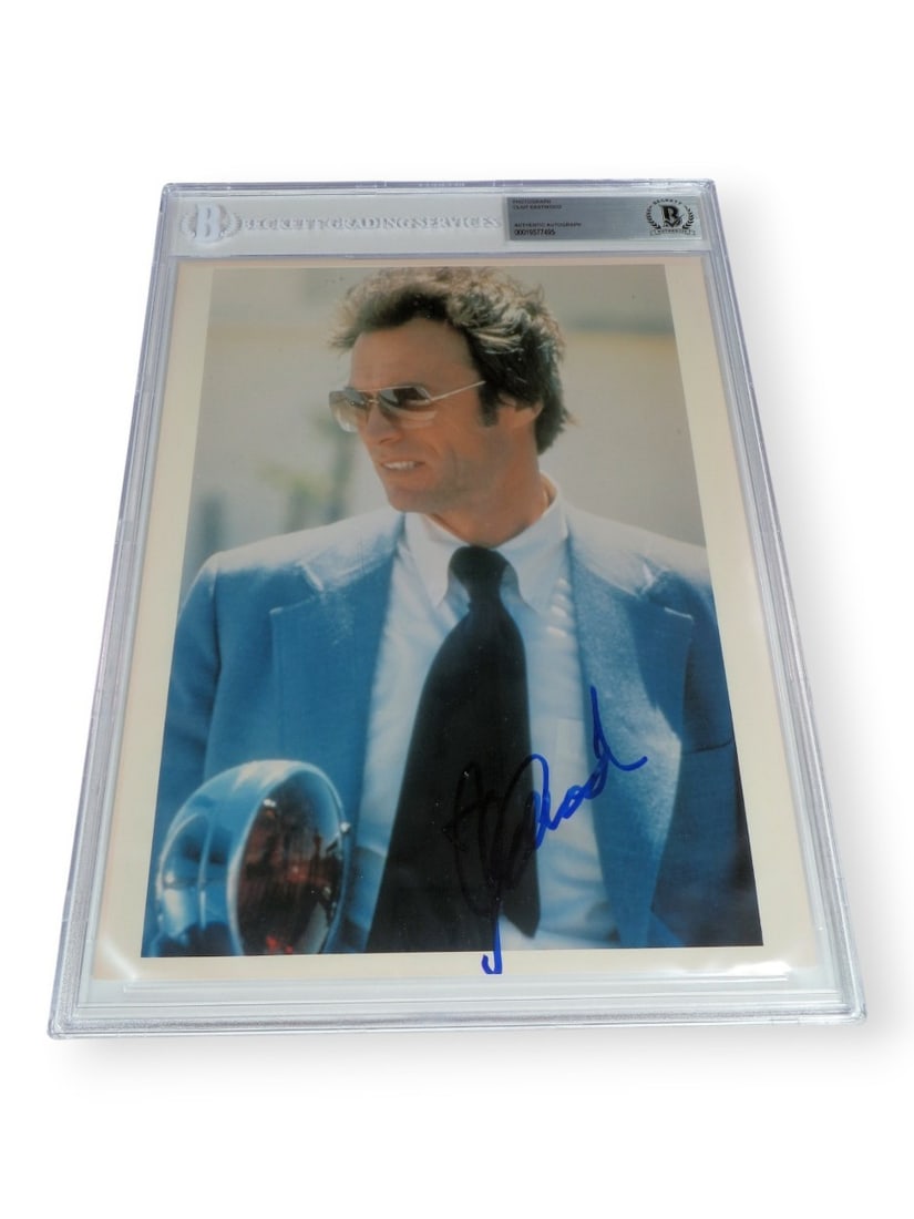Clint Eastwood autographed 8X10 photograph Beckett authenticated original (1 of 3)
