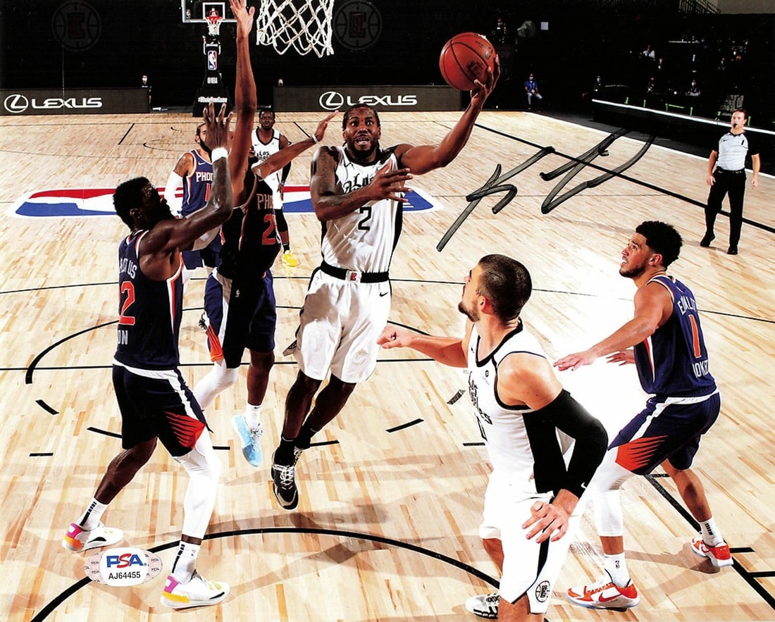 Kawhi Leonard Autographed 8x10 Photo PSA/DNA San Antonio Spurs (1 of 1)