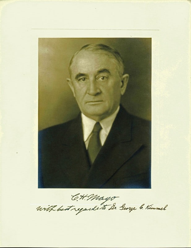 10x13 Inscribed Photo Signed by Charles H Mayo PSA DNA COA (1 of 2)