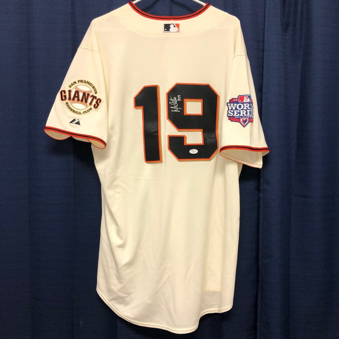 Marco Scutaro autographed San Francisco Giants stitched jersey JSA (1 of 3)